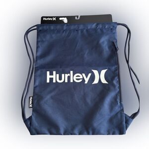 Nwt Hurley Blue Drawstring Backpack